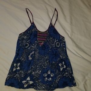 Flowy free people tank top